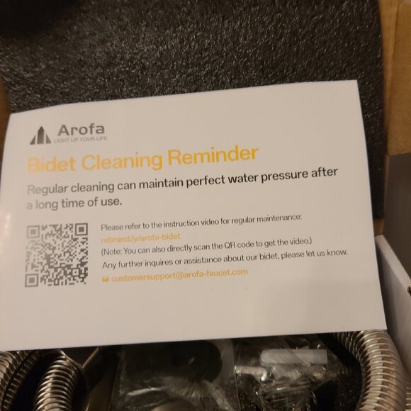 AROFA TOILET BIDET SPRAYER-HANDS FREE-HANDHELD-DUAL CONTROL ADJUST WATER FLOW - Picture 16 of 16